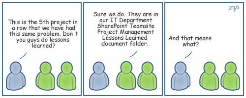 Information or data? How to effectively benefit from Lessons learned?